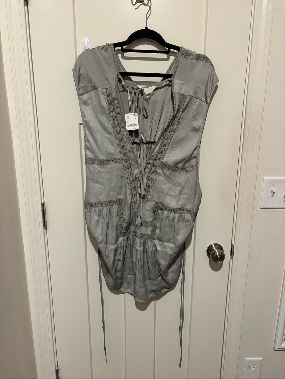 Free People Penelope Tunic Medium Color: London Fog NWT - Picture 3 of 5